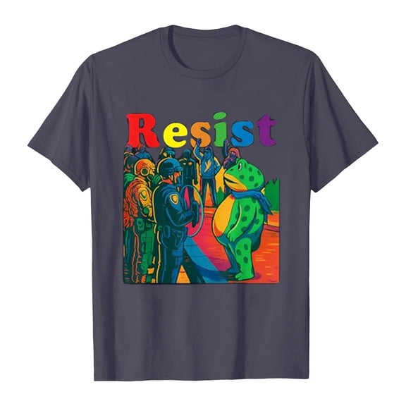 Women's T Shirts Funny Cute Frog Graphic Short Sleeved Round Neck Tops Fashion Casual Trendy Classic Fit Pullover Basic Tees