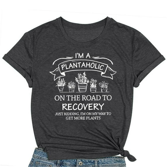 Women's T-Shirts Gardening Shirt for Women Gardening Tee Top Short Sleeve Gardener Design Casual Wear