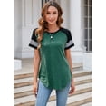 thumbnail image 1 of Women's T-Shirts Short Sleeve Tops Tees Summer Casual Female Shirts S-XXXL, 1 of 8