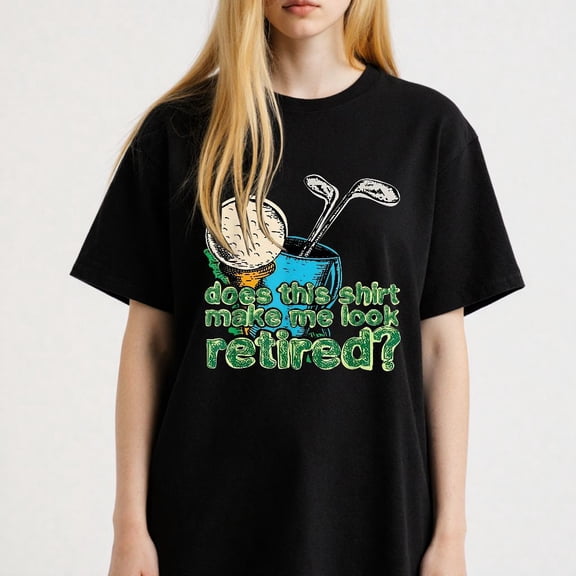 Women's T-shirt Golf themed Graphic S 4-XL Short Sleeve Graphic Tee
