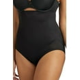thumbnail image 1 of Women's TC Fine Intimates 4095 Shape Away Hi-Waist Brief with Back Magic (Black 2X), 1 of 4