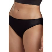 Women's TC Fine Intimates A4-143 Cotton Modal Hipster Panty (Black L)