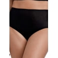 thumbnail image 1 of Women's TC Fine Intimates A4-145 Cotton Modal Brief Panty (Black XL), 1 of 2