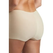 Women's TC Fine Intimates A4-146 Cotton Modal Boyshort Panty (Warm Beige S)