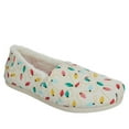 thumbnail image 1 of Women's TOMS Alpargata Holiday Canvas Slip On Shoe Natural Holiday Lights Print Glow In The Dark 6 M, 1 of 8