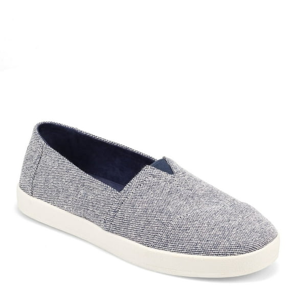 Women's TOMS Avalon Repreve Slip On Shoe Navy Repreve Soft Heathered Knit 6.5 M