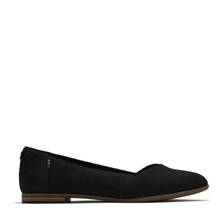 Women s TOMS Julie Perforated Suede Ballet Flat