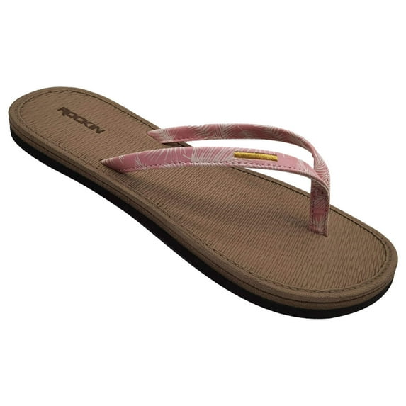 Women's TROPIX SLIM Flip Flops Size: 10, Color: CAMEL