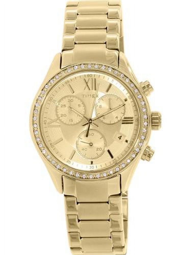 Women's TW2P66900City Collection Miami Analog Display Analog Quartz Gold Watch