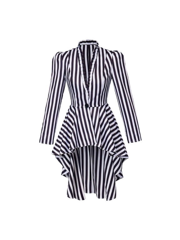 Women's Tailcoat Long Sleeved Elegant Retro Aristocratic Jacket Shirt