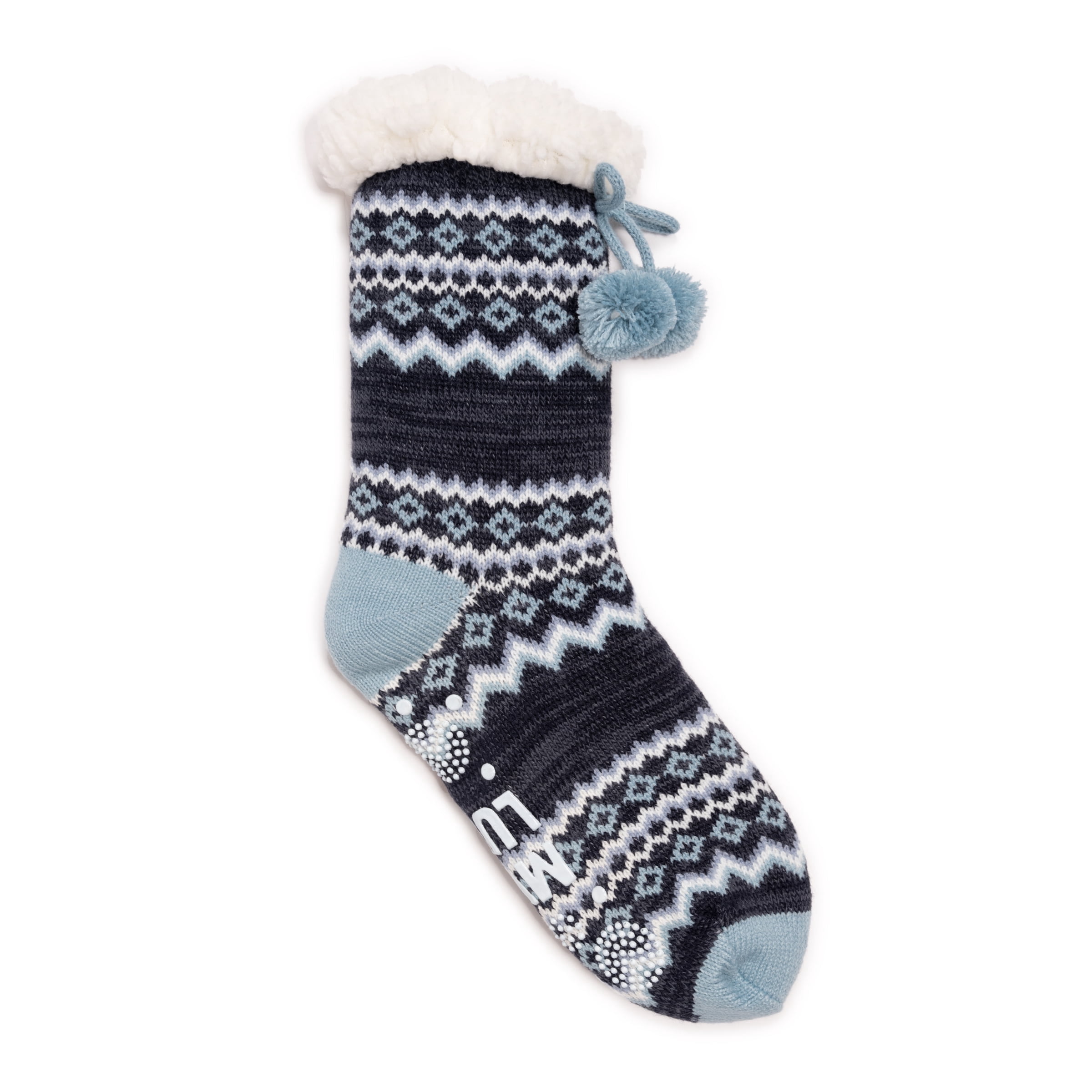 MUK LUKS Women's Tall Cabin Sock, 1-Pair, Sizes S/M & L/XL