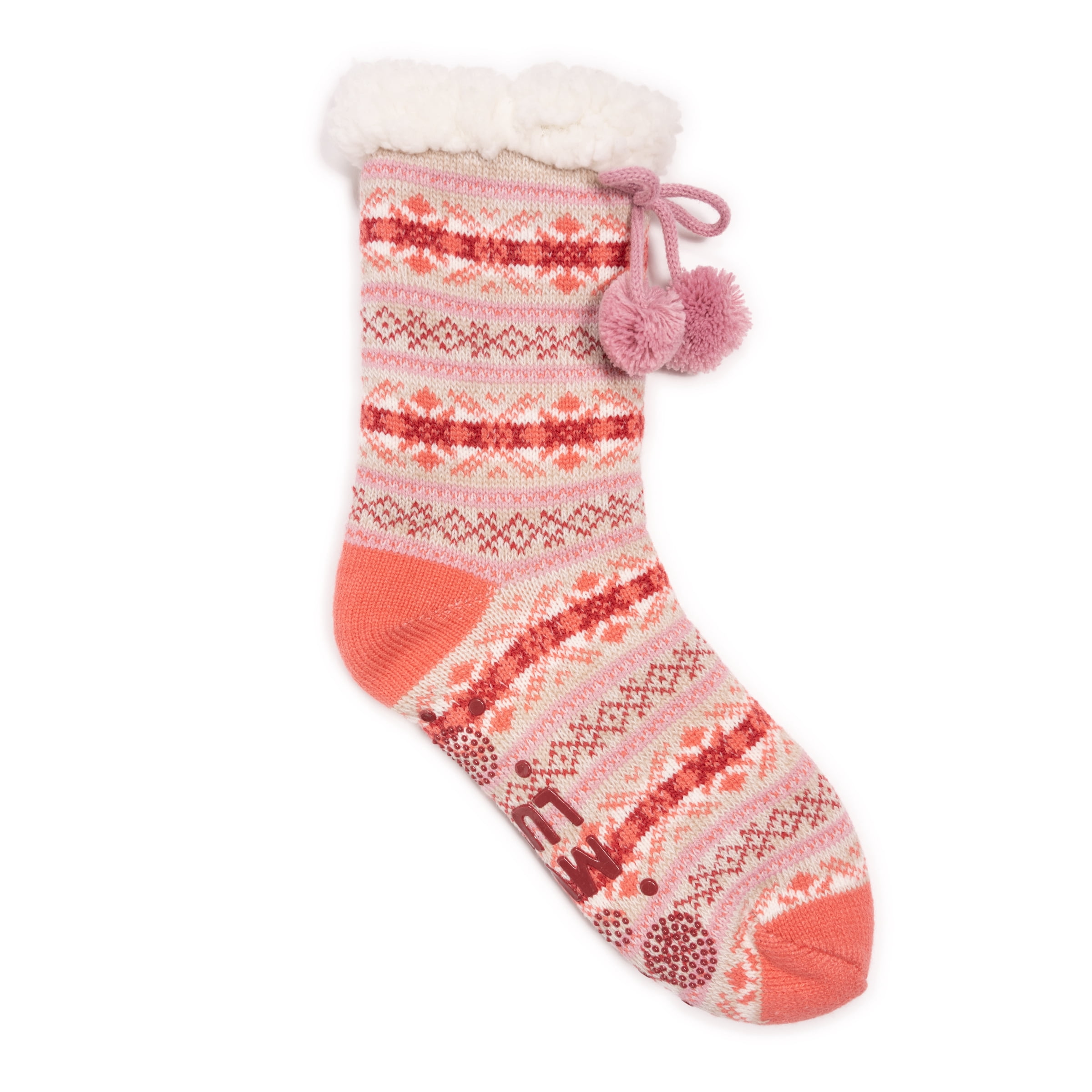MUK LUKS Women's Tall Cabin Sock, 1-Pair, Sizes S/M & L/XL