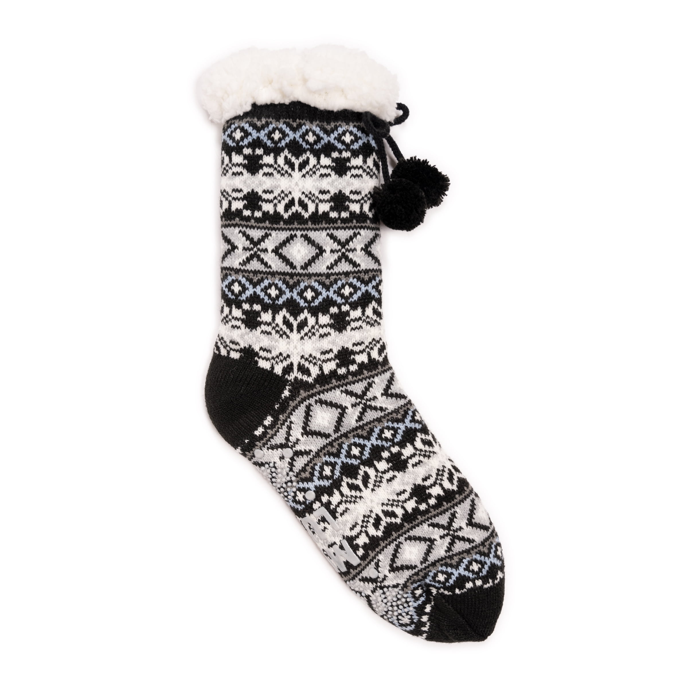 MUK LUKS Women's Tall Cabin Sock, 1-Pair, Sizes S/M & L/XL