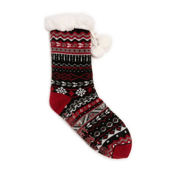 MUK LUKS Women's Tall Cabin Sock, 1-Pair, Sizes S/M & L/XL