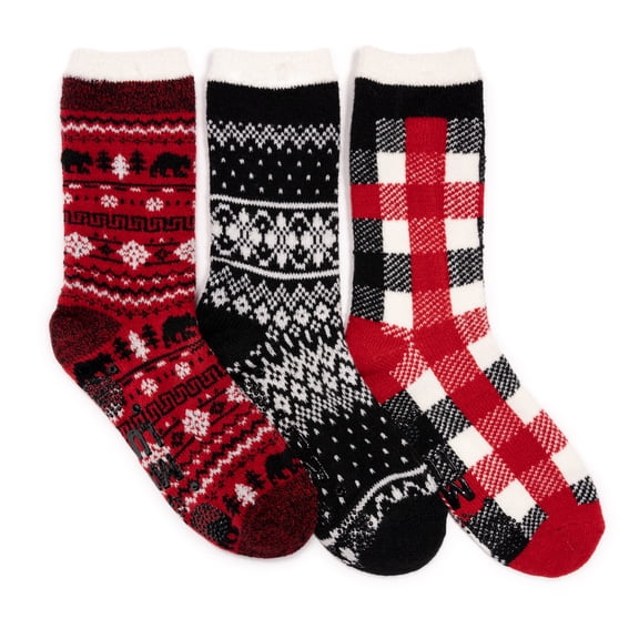 Women's Tall Cozy Lined Lounge Sock 3 Pack