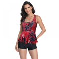 thumbnail image 1 of Women's Tancibi Swimwear Back Hand Up Up Pingpe Street Swimming Pants Two-Piece, 1 of 5