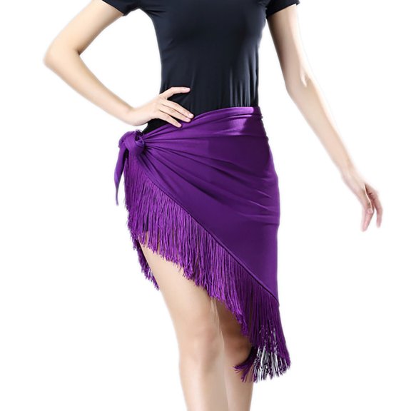 Women's Tango Latin Salsa Dance Cover Skirt Wrap Scarf Swing Rumba Sport