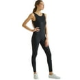 thumbnail image 1 of Women's Tank Fitted Bodysuit, Black, One Size, 1 of 5