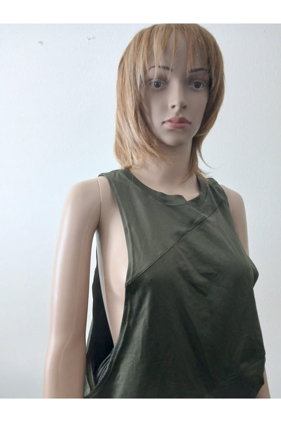 Womens Tank Olive Green Size L