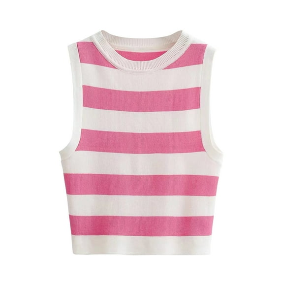 XUNKUSGA Women's Tank Top Casual Solid Color Sleeveless Bohemian Basic Cami Shirts for Trainning Round Neck Strap Spring Outfit 2025 Work Out