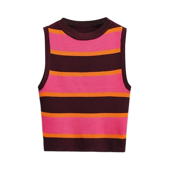 Women's Tank Top Casual Solid Color Sleeveless Bohemian Basic Cami Shirts for Trainning Round Neck Strap Spring Outfit 2025 Work Out