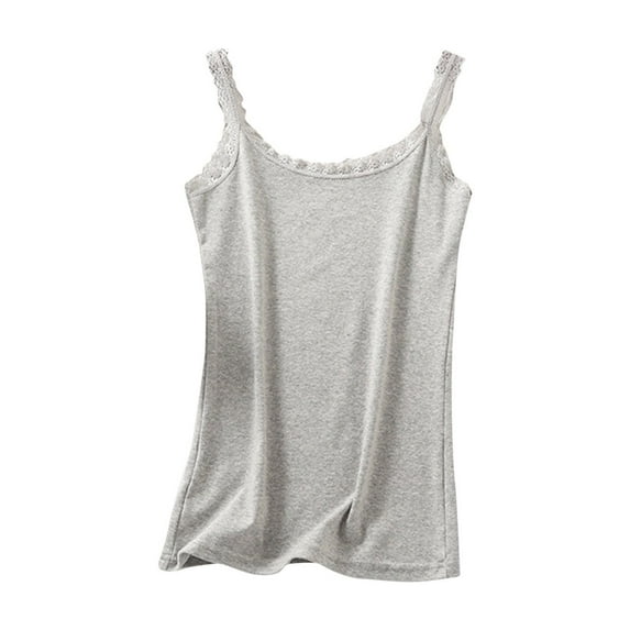 Women's Tank Top Plus Size Basic Summer Cotton T-Shirts Thin Breathable Comfortable Camisole Solid Color Women Vests Tops Undershirts