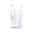 thumbnail image 1 of Women's Tank Top Plus Size Basic Summer Cotton T-Shirts Thin Breathable Comfortable Camisole Solid Color Women Vests Tops Undershirts, 1 of 3