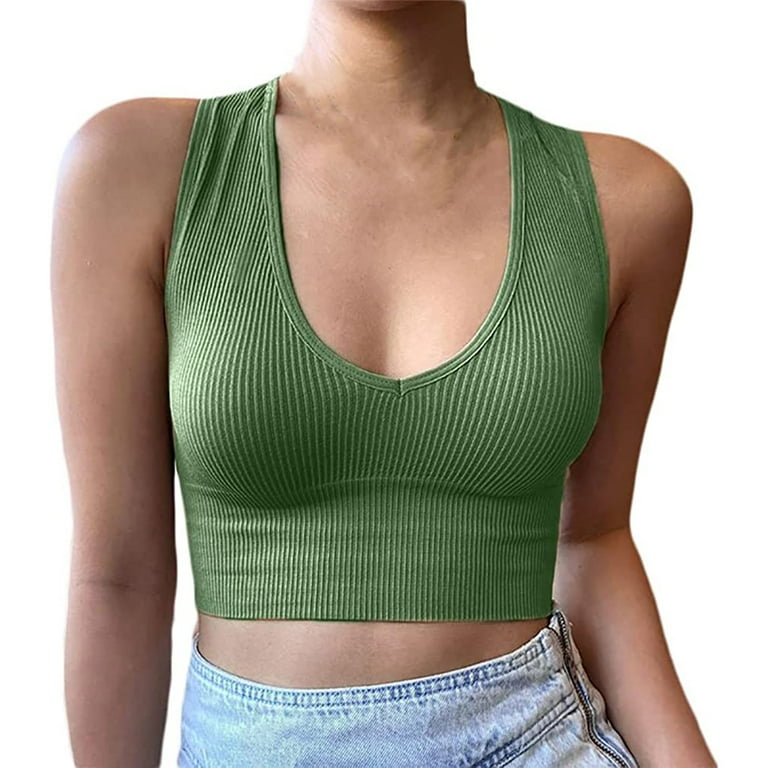 Deep v hotsell tank tops
