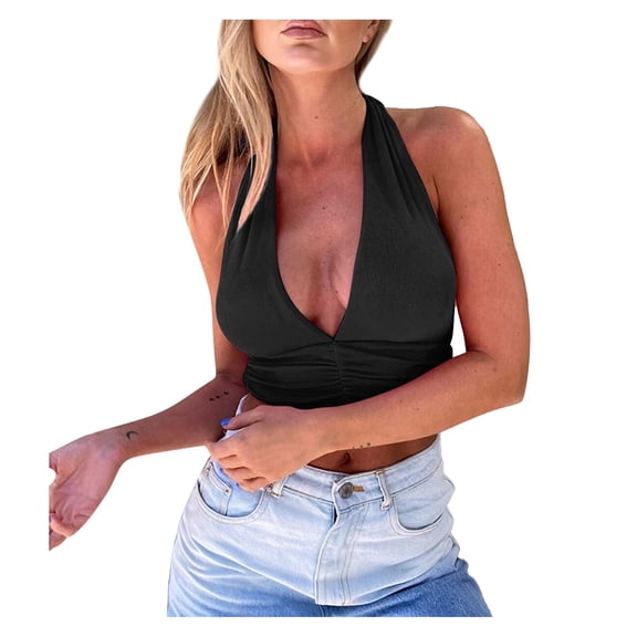 Women's Tank Tops 5 Way Bra 2x Tops Silk Bodysuit Blouses Women 3xl Womens Tops Women's Deep V Neck Crop Top Going Out Tops Sleeveless Party Tops Cropped Tank Tops