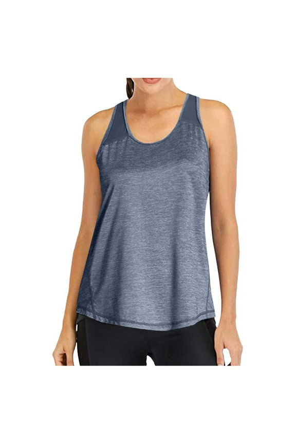 Women's Tank Tops Camisole Racerback Yoga Mesh Clothess Blouse Undershirt