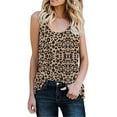 thumbnail image 1 of Women's Tank Tops Camisole Summer Leopard/ Print Raglan Sleeveless Basic-T Tank Undershirt, 1 of 3
