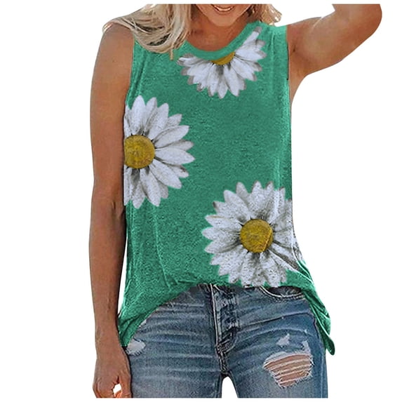 Women's Tank Tops Camisole with Built In Bras Crew Neck Sleeveless Padded Plus Size Undershirts
