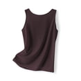 thumbnail image 1 of Women's Tank Tops Sevevn Women's Solid Color Sleeveless Tank Top Lightweight Crew Neck Cami for Everyday Wear Purple 2XL, 1 of 5