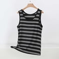 thumbnail image 1 of Women's Tank Tops Striped Sleeveless Ribbed Slim Fitted Tank Slim Knit Basic Casual Cami Tanks Summer Cute Striped Sleeveless Top, 1 of 5