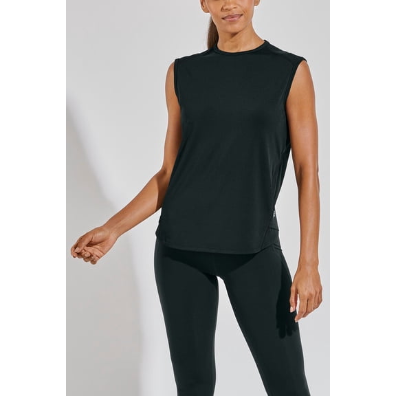 Women's Tank - UPF 50+ Sun Protection - Accelera in Black