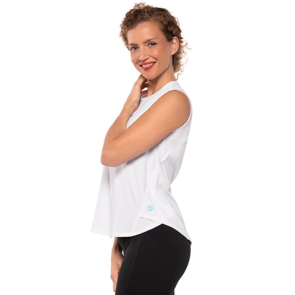 Women's Tank - UPF 50+ Sun Protection - Accelera in White