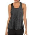 thumbnail image 1 of Women's Tennis Tanks Mesh Racerback Yoga Tank Top for Workout and Everyday Wear Breathable Sleeveless Blouse Style for Women Grey S, 1 of 2