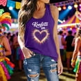 thumbnail image 1 of Women's Tanks Women's Fashion Casual Sleeveless Layering Tank Cami Tops for Women Purple M, 1 of 4