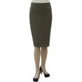 thumbnail image 1 of Women's Tapered Fit Stretch Melange Ponte Pencil Skirt, 1 of 4
