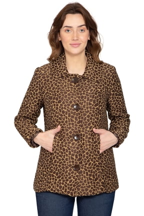 Women's Tapestry Animal Pattern Lined Jacket