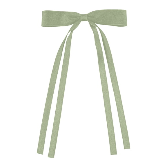 Women's Tassel Ribbon Bowknot Hair Clip - Polyester, Long Tail, Metal Clip, for Thick/Curly Hair, Parties/Daily Wear, Barrettes