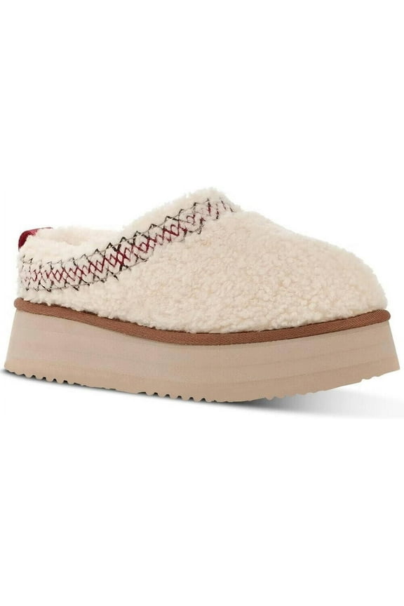 Women's Tazz Braid Slipper Fuzzy Platform Snow Mini Boots Sneakers Anti-Slip