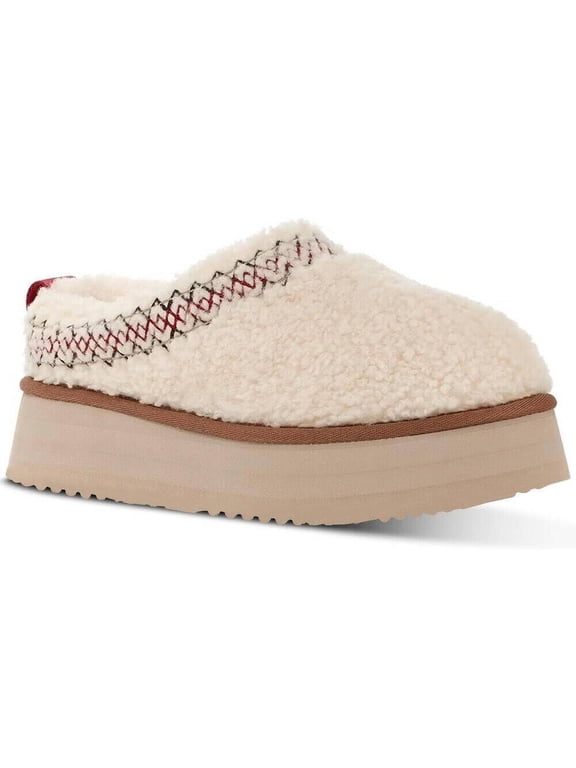 Women's Tazz Braid Slipper Fuzzy Platform Snow Mini Boots Sneakers Anti-Slip