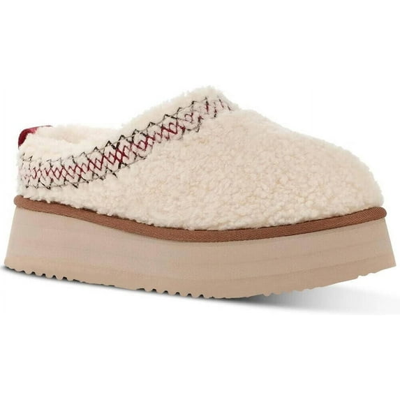 Women's Tazz Braid Slipper Fuzzy Platform Snow Mini Boots Sneakers Anti-Slip