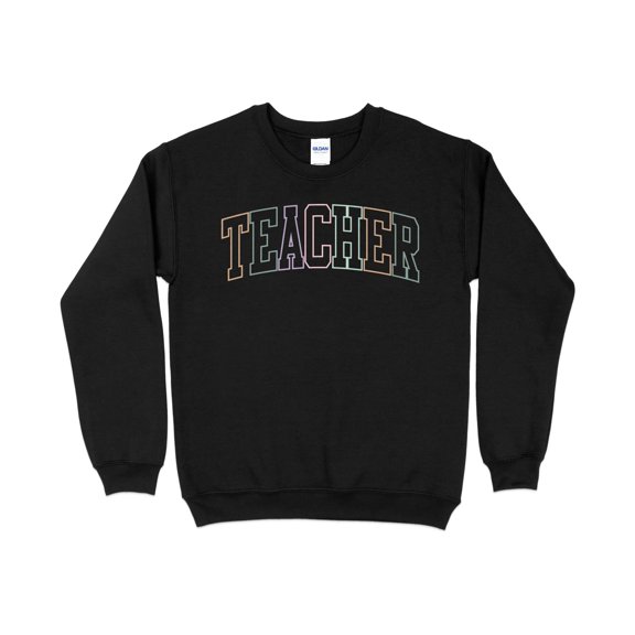 Women's Teacher Collegiate Font Sweatshirt