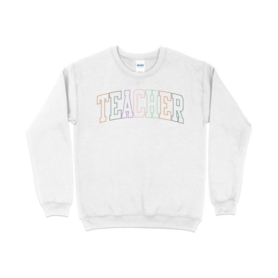 Women's Teacher Collegiate Font Sweatshirt