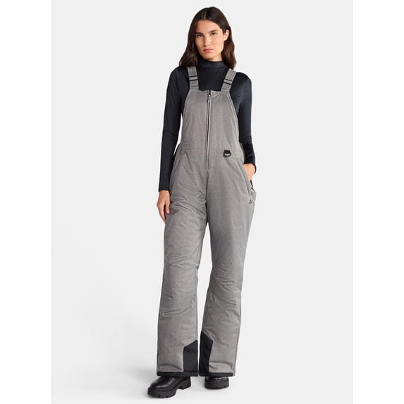 Tec-One Women's and Women's Plus Core Taslon Shell Ski Snowboard Bib Pants, Sizes S-3X