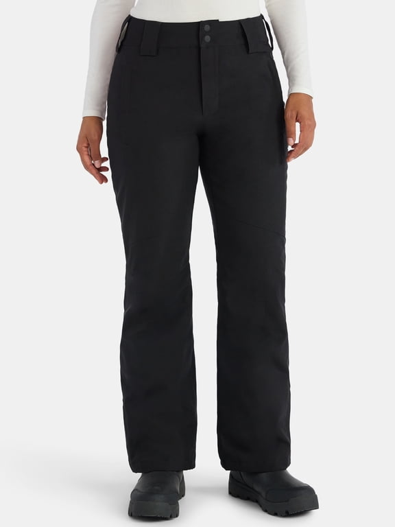 Women's and Women's Plus Pongee Shell Ski Snowboard Pants, Sizes S-3X