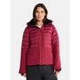 thumbnail image 1 of Tec-One Women's and Women's Plus Quilted Mixed Media Ski Snowboard Jacket,&nbsp;Sizes&nbsp;XS-3X, 1 of 4