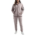 thumbnail image 1 of Women’s Tech Fleece 2-Piece Set - Zipper Hoodie & Jogger Sweatpants, Soft Cotton Blend, Stylish & Comfortable, 1 of 6